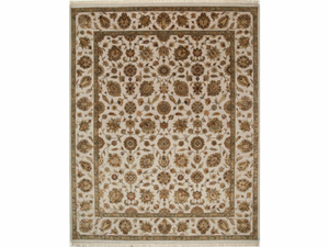 NEPHI QNQ-03 Medium Ivory/Medium Ivory - Handmade rug _ Jaipur Rugs